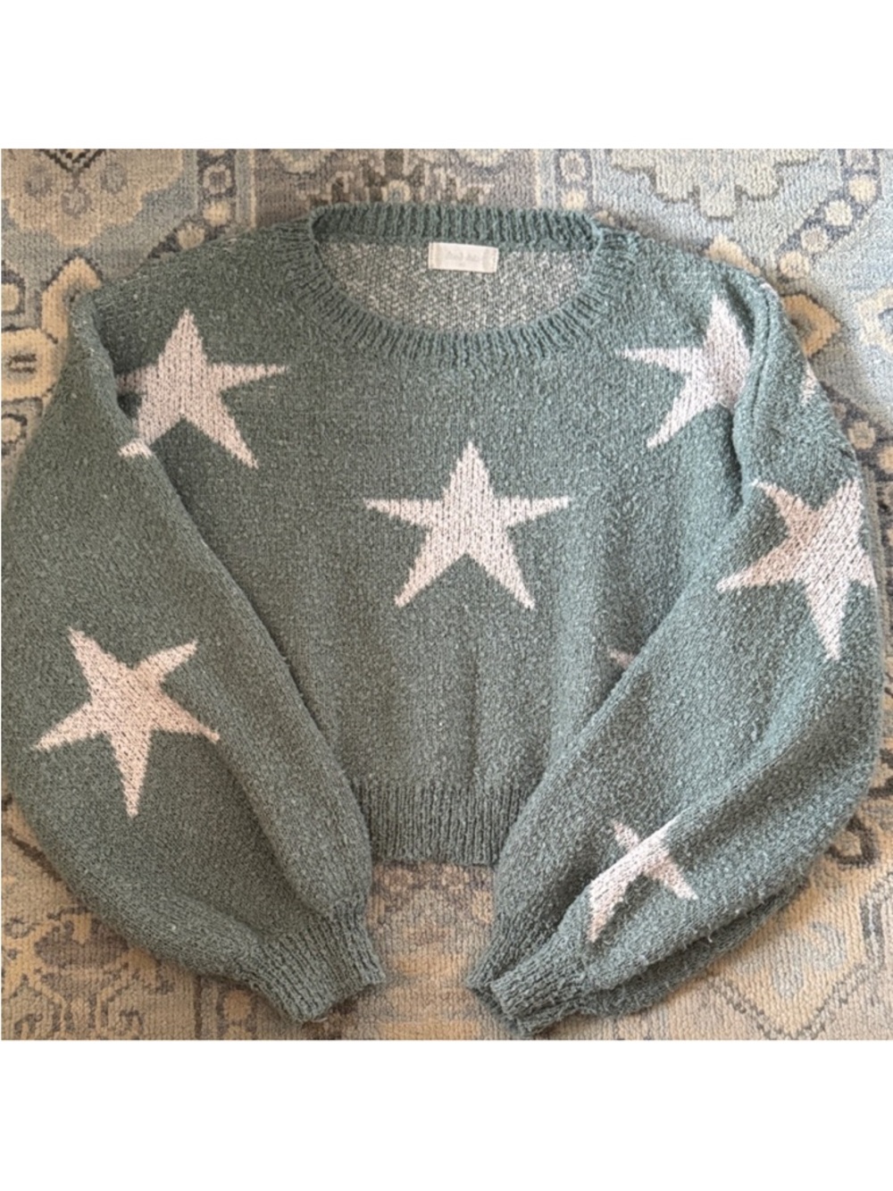 Altar’d State Set of 2 star pattern Cozy Knit Sweaters